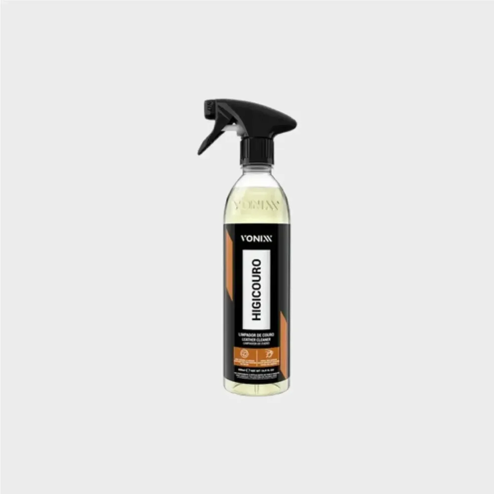 VONIXX Higicouro 500ml – Limpador Seguro para Couro Natural e Sintético