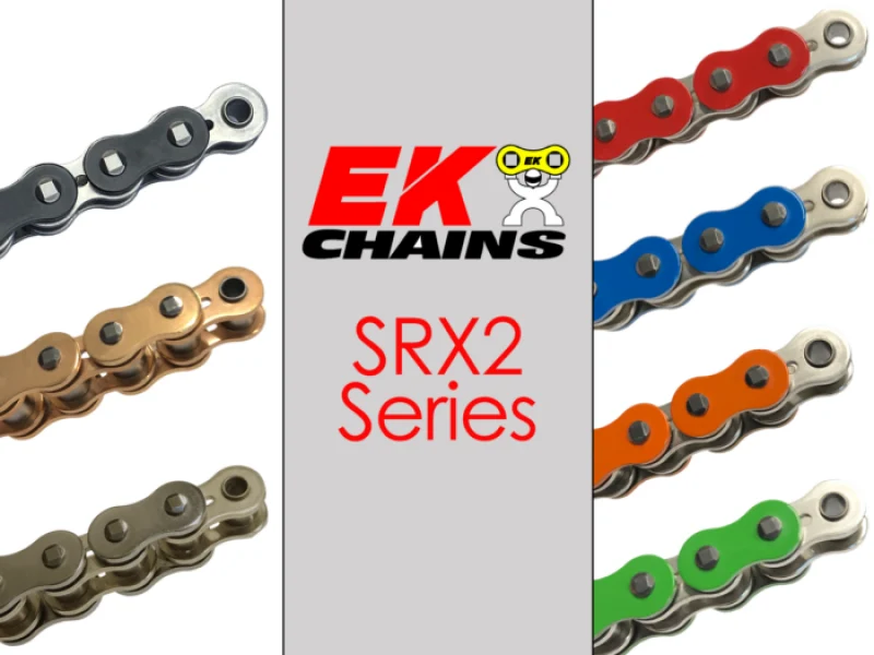 Vortex Racing EK 520 SRX2 Clip Master Semi Press 112 Links- Natural