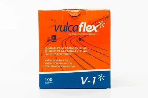 Vulcaflex V1 Remendo Frio 40mm Caixa C/ 100un Vulcaflex