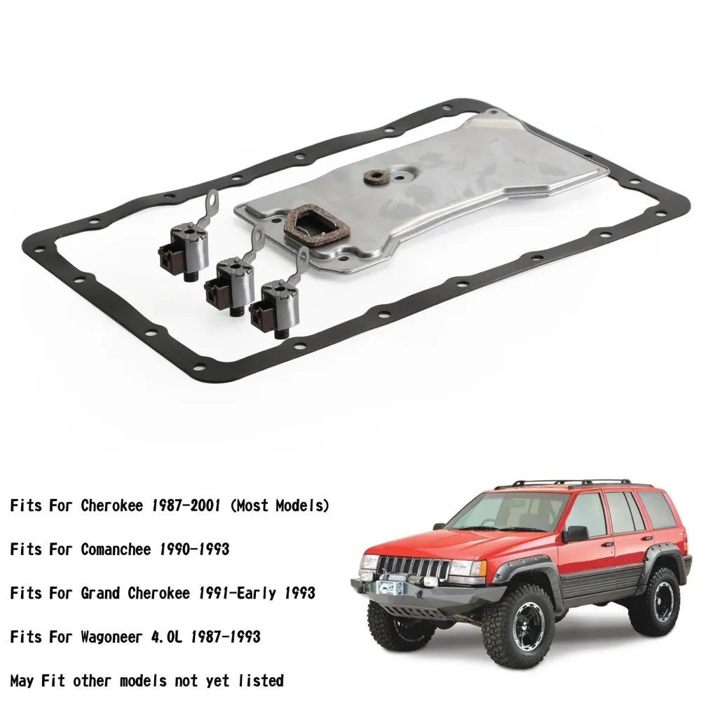 Wagoneer 4.0L 1987-1993 A340 AW4 Filtro de serviço do solenóide de transmissão TCC Lock Up Shift 21347