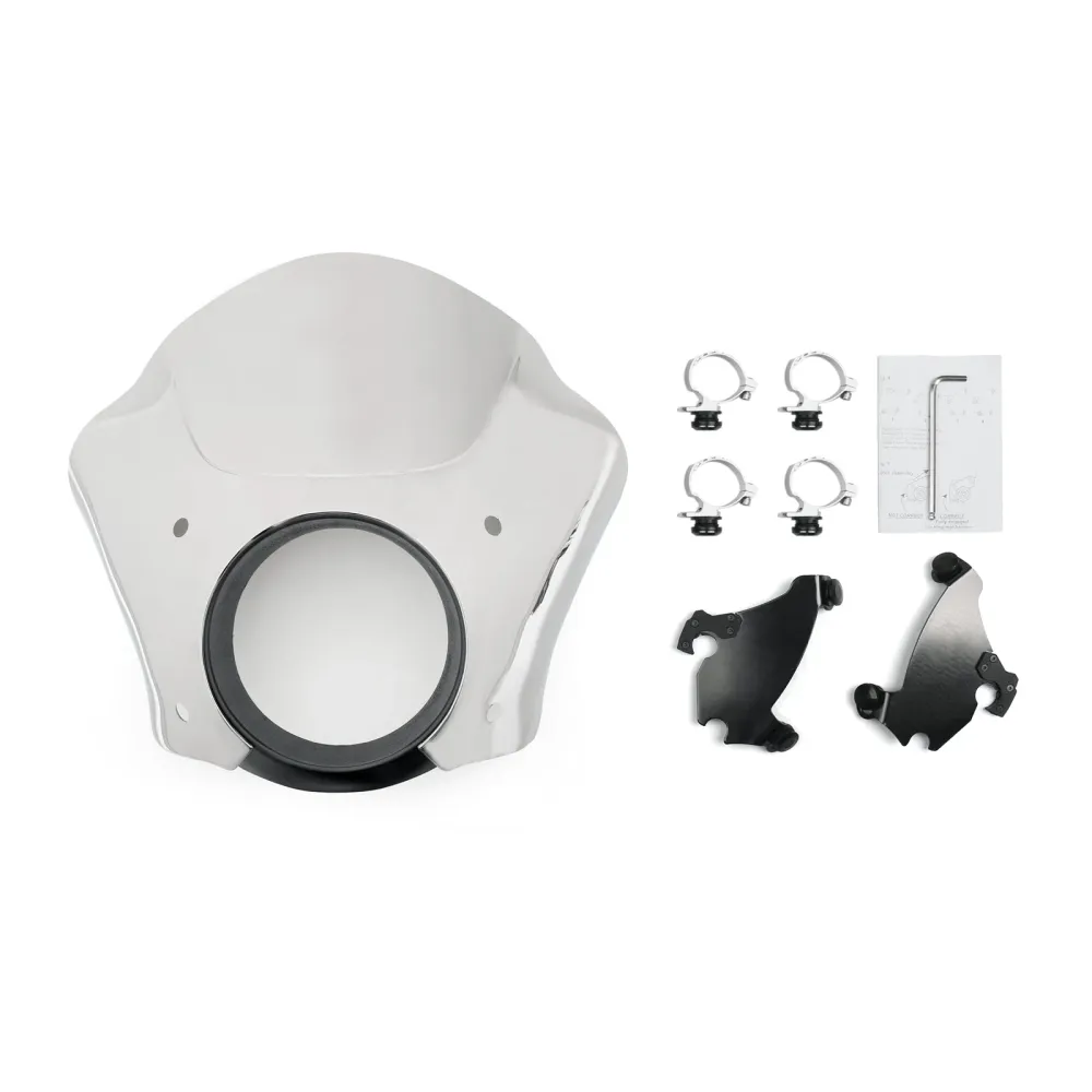 Windshield Cafe Racer Windscreen Fairing Harley Sportster XL 883 1200, 3 cores genéricas