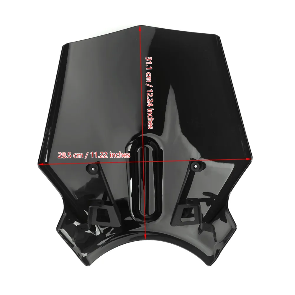 Windshield de para-brisa de motocicleta de plástico ABS para Honda CB125R CB300R 2018-2019 Genérico