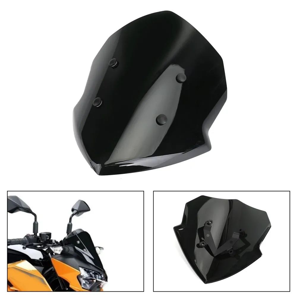 Windshield da tela de Motocicleta ABS de 4 mm para Kawasaki Z125 2019-2020 genérico