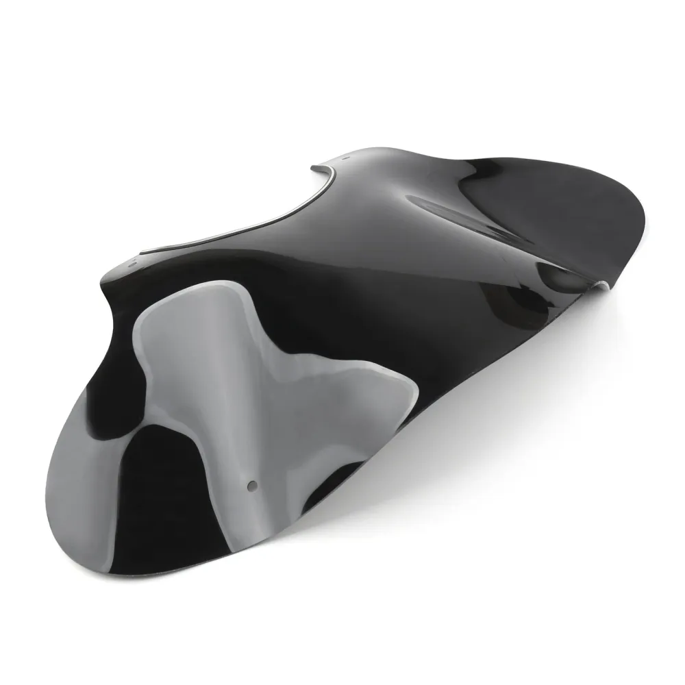 Windshield Windscreen com kit de montagem para cruzador universal de motocicletas, fumaç genérica