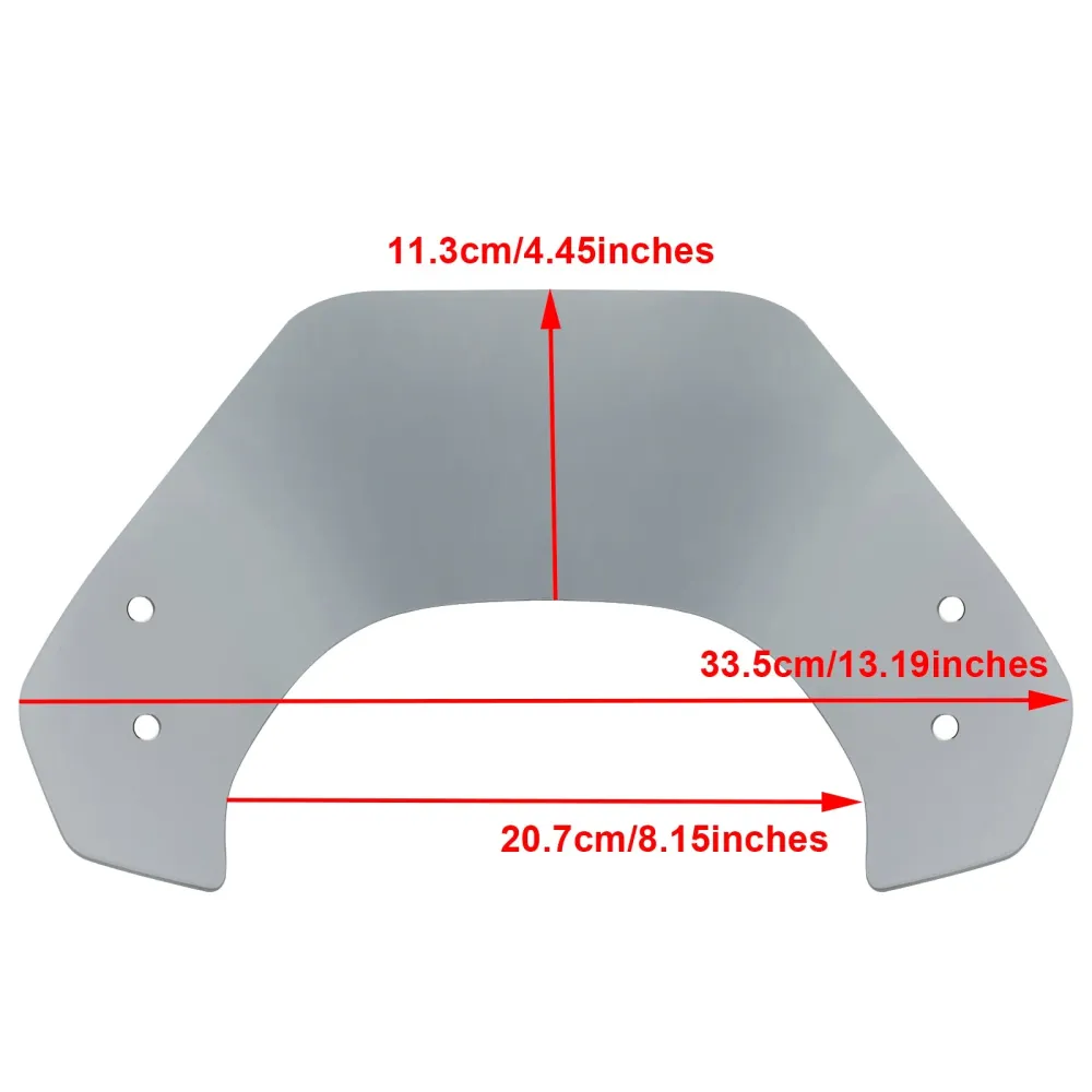 Windshield Windshield curto ajuste para Vespa Sprint 150 2016-2023