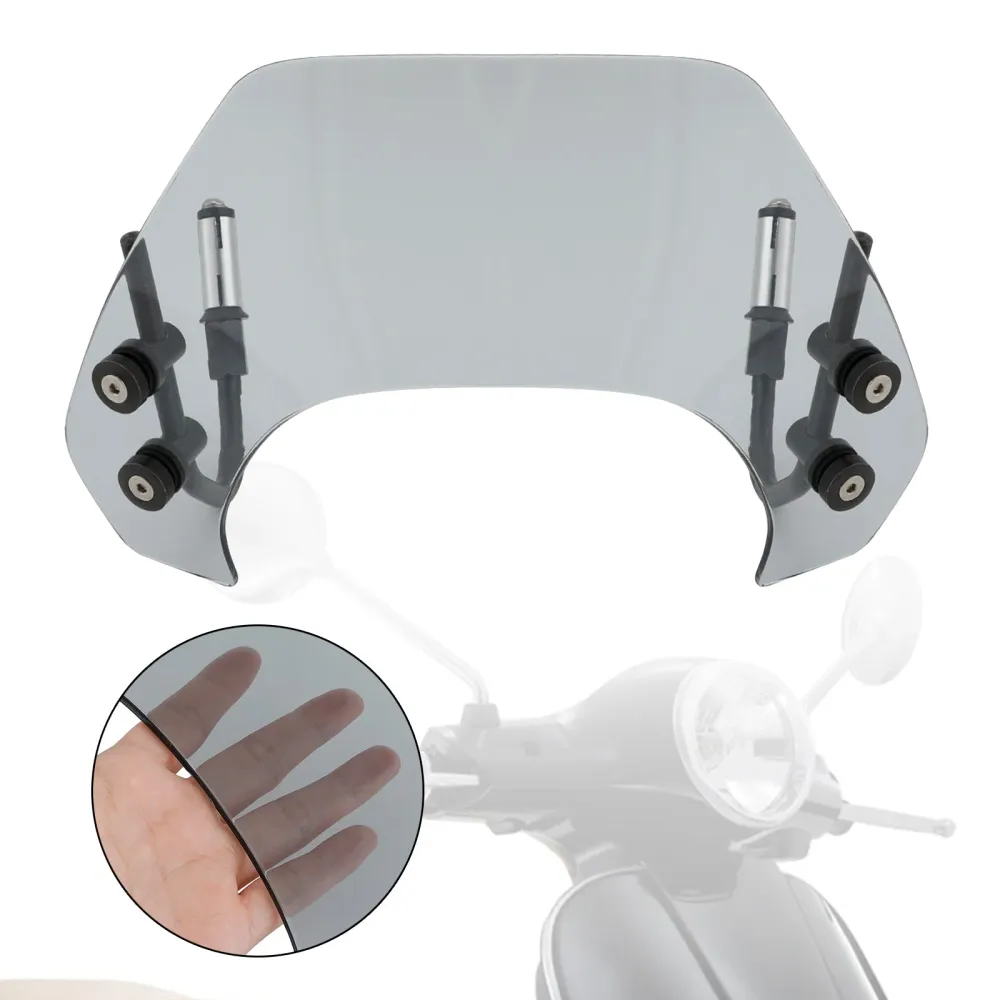 Windshield Windshield curto ajuste para Vespa Sprint 150 2016-2023