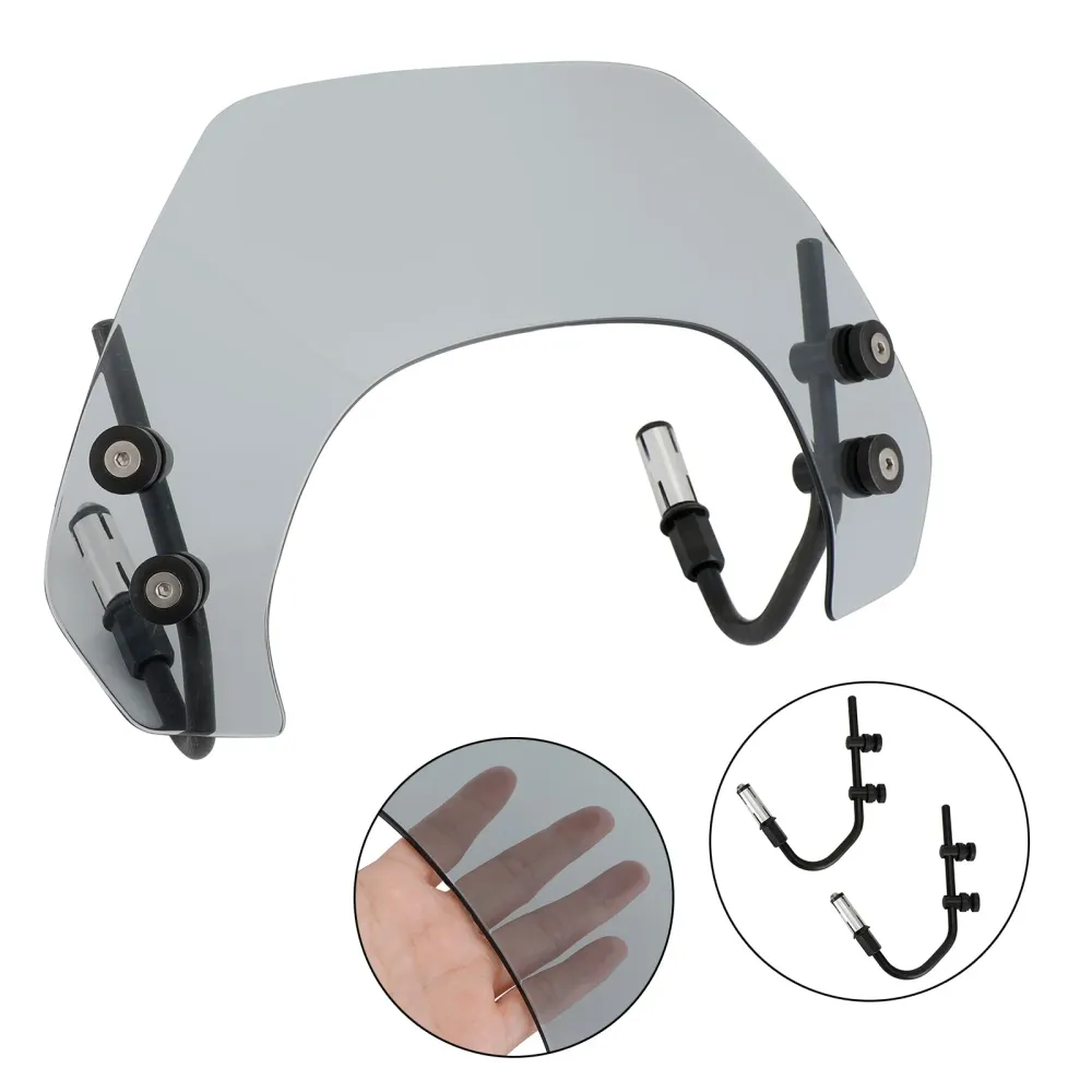 Windshield Windshield curto ajuste para Vespa Sprint 150 2016-2023