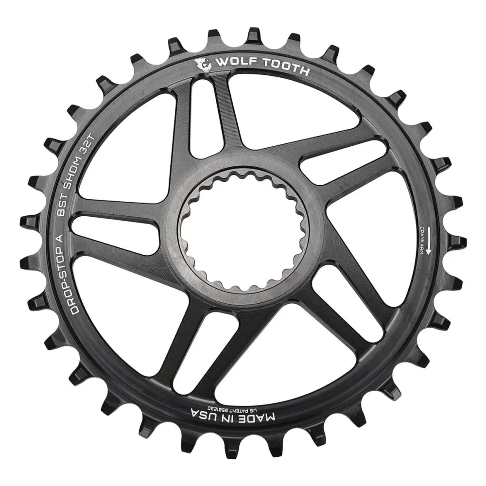 WOLF TOOTH BOOST 9/10/11/12V Shimano Diret Mount Offset 3mm Preto Mono chainring
