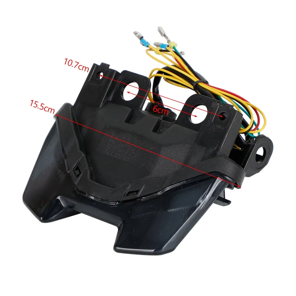Yamaha MT-07 MT07 2021-2023 Sinais de giro do freio da luz traseira da luz traseira LED