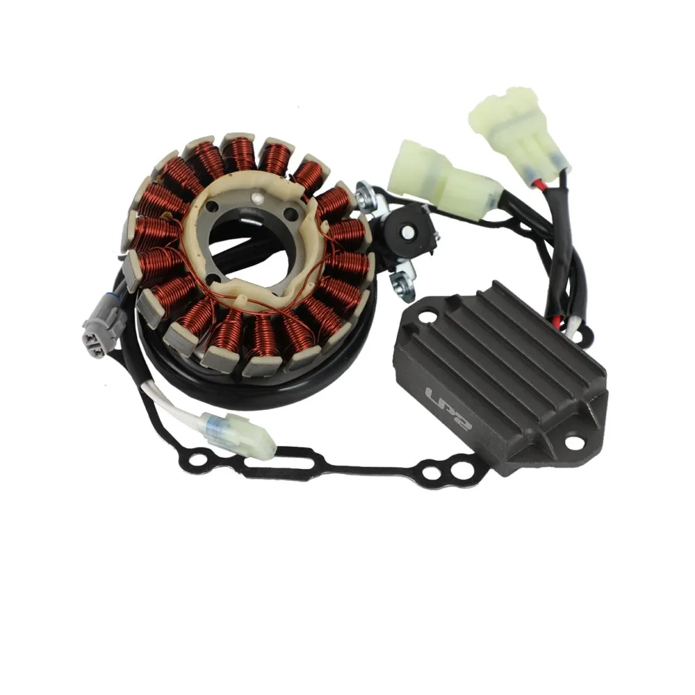 Yamaha WR250F YZ250FX 2015-2019 MAGNETO STATOR+RETIFICADOR DE TENSÃO+GASKET PARA FEDEX EXPRESS