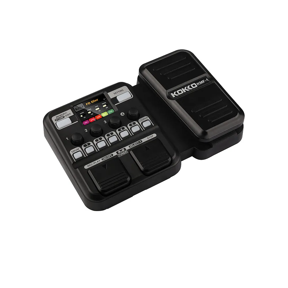 Pedaleira Multi-Efeitos com 18 Efeitos para Guitarra KMF-1 KOKKO