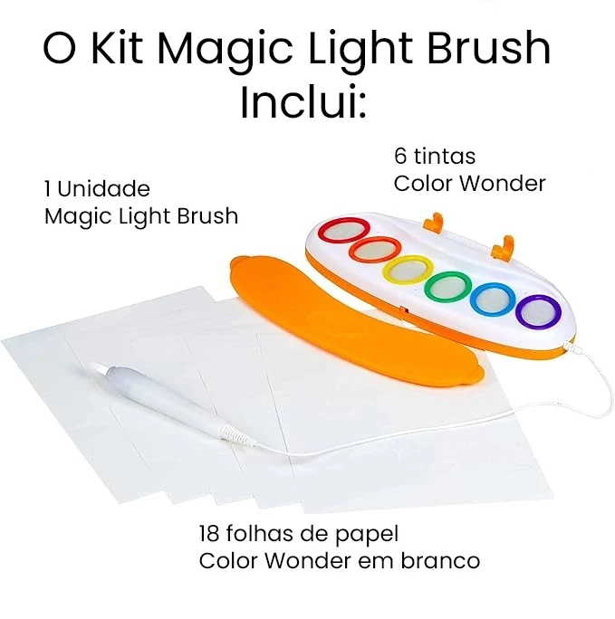 Pincel Mágico Sem Bagunç Magic Light Brush