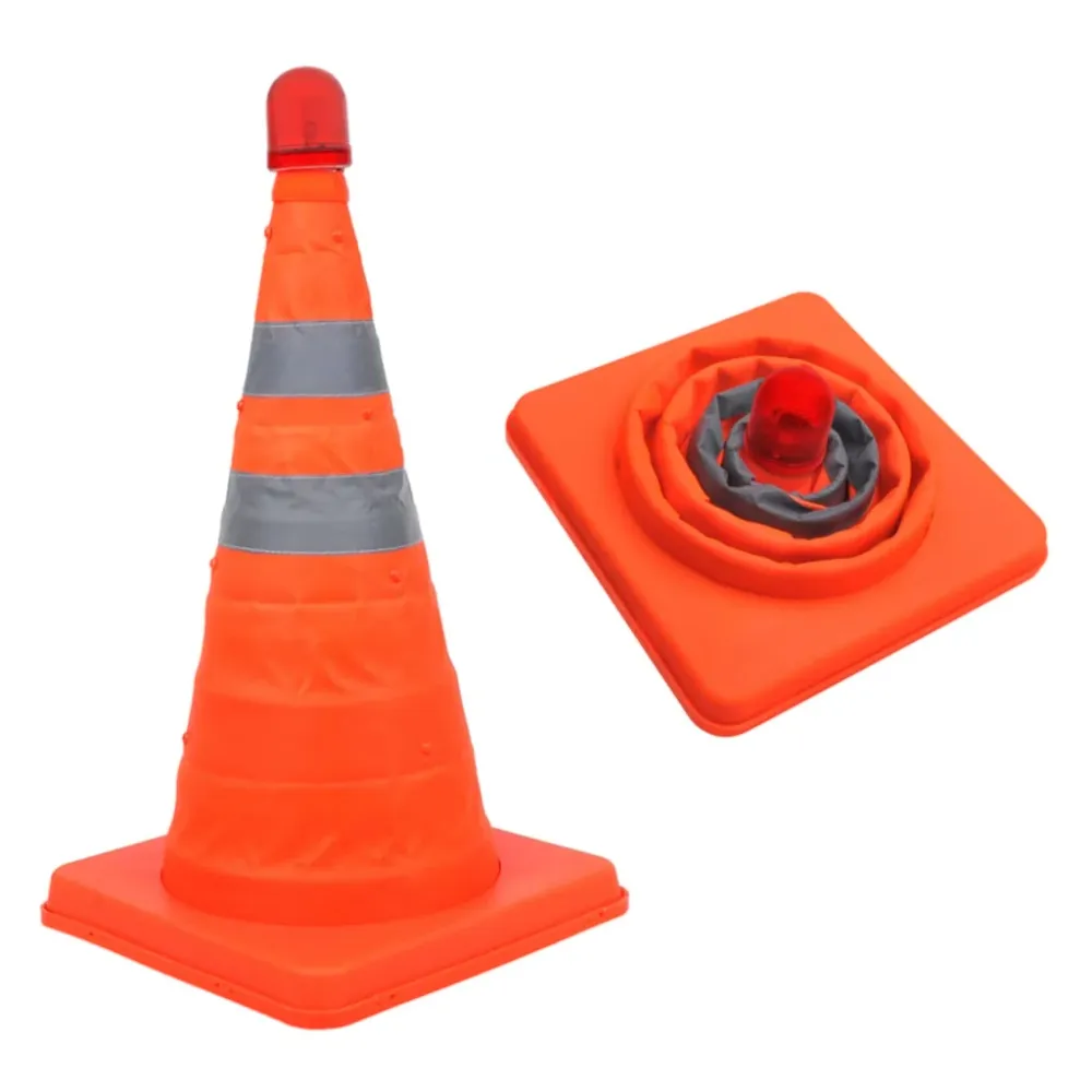 ProPlus Cones de seguranç dobráveis 2 pcs com luzes LED