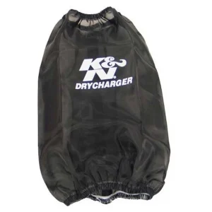 K&N Drycharger Round Tapered Air Filter Wrap 6.5in Base ID/4.5in Top ID/7in H - Black