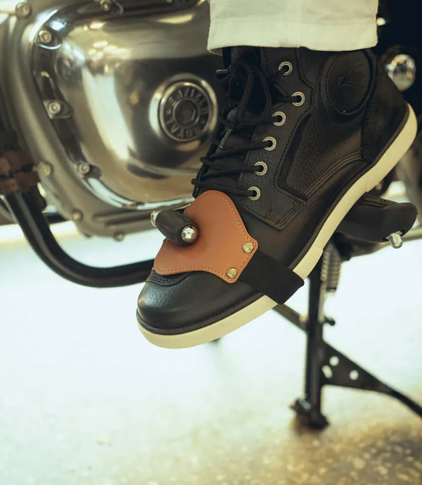 Cobre-botas Moto Castanho