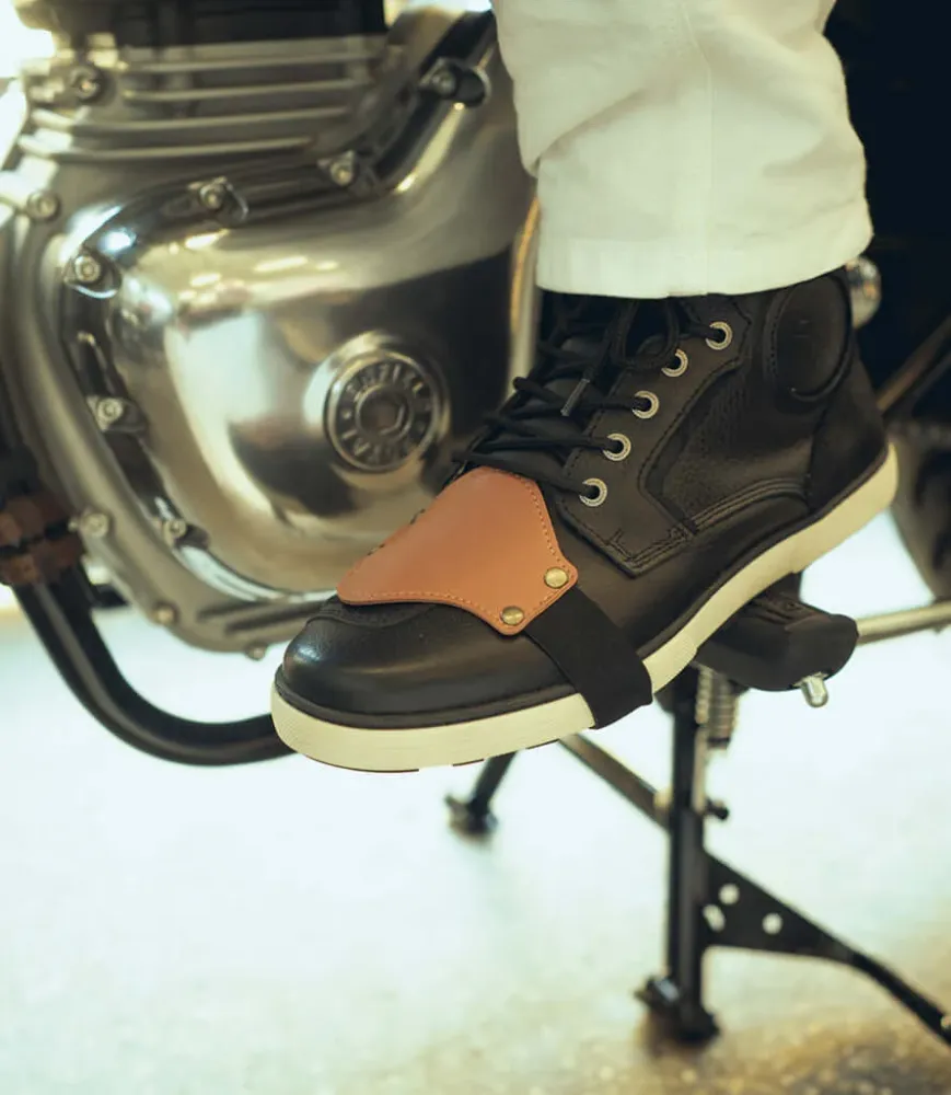 Cobre-botas Moto Castanho