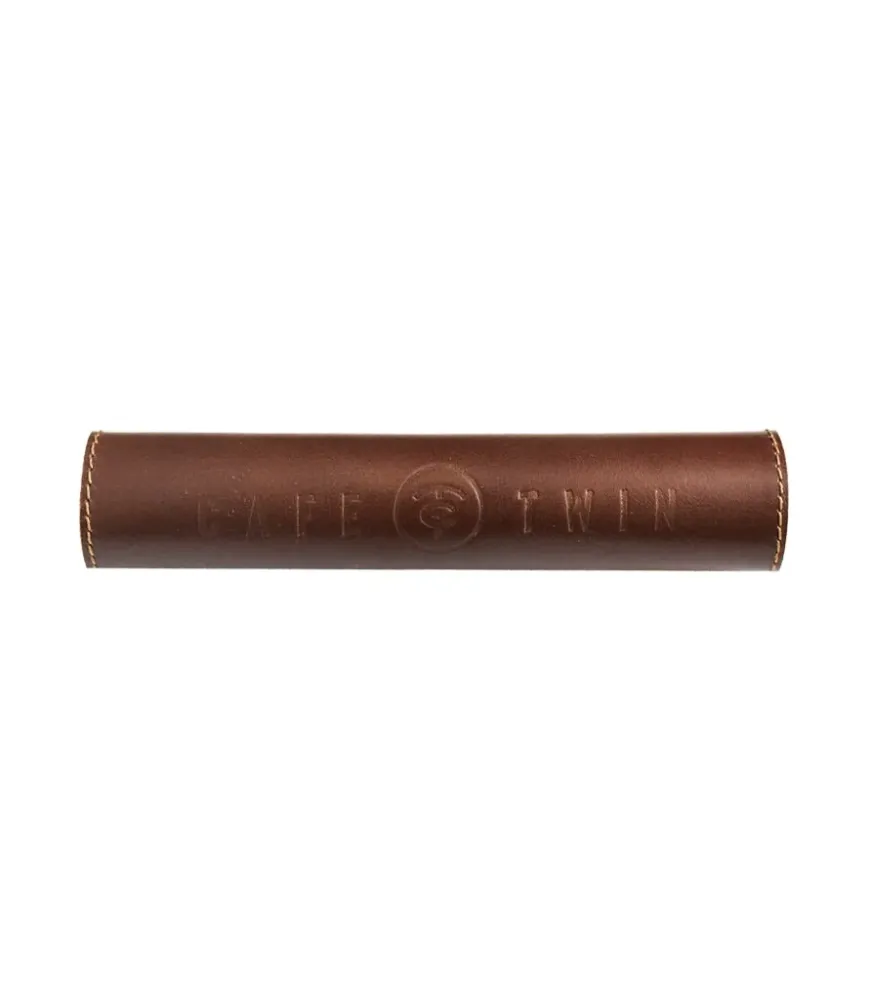 Protetor de guidão - Cafe Twin x Trip Machine - Cognac