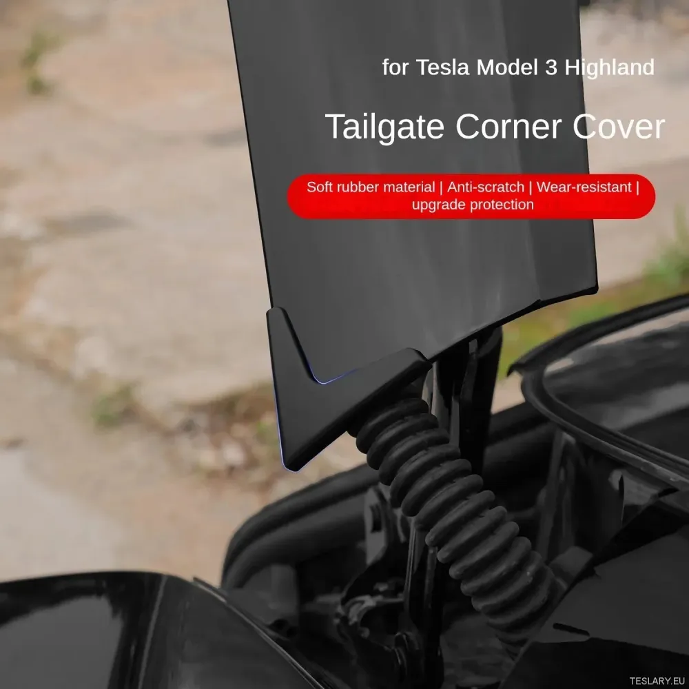 Tesla Modelo 3 Tailland Canto Tailgate Capa Protetor TPE Anti-Colision Protection