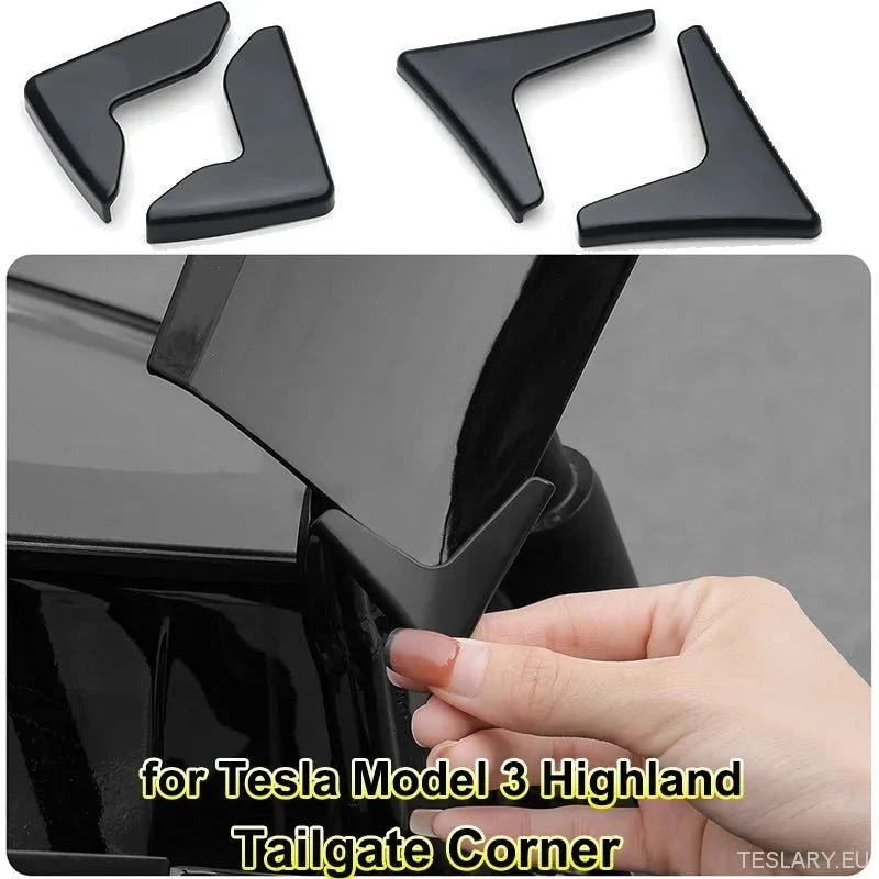 Tesla Modelo 3 Tailland Canto Tailgate Capa Protetor TPE Anti-Colision Protection