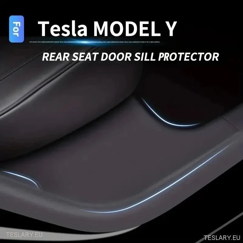 Tesla y Solas de proteção plástica da porta traseira (2 peças)