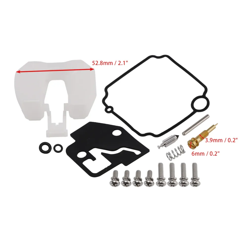 Carburetor Carb Rebuild Kit Tohatsu 8hp MFS8 9.8hp MFS9.8 3V1-87122-0