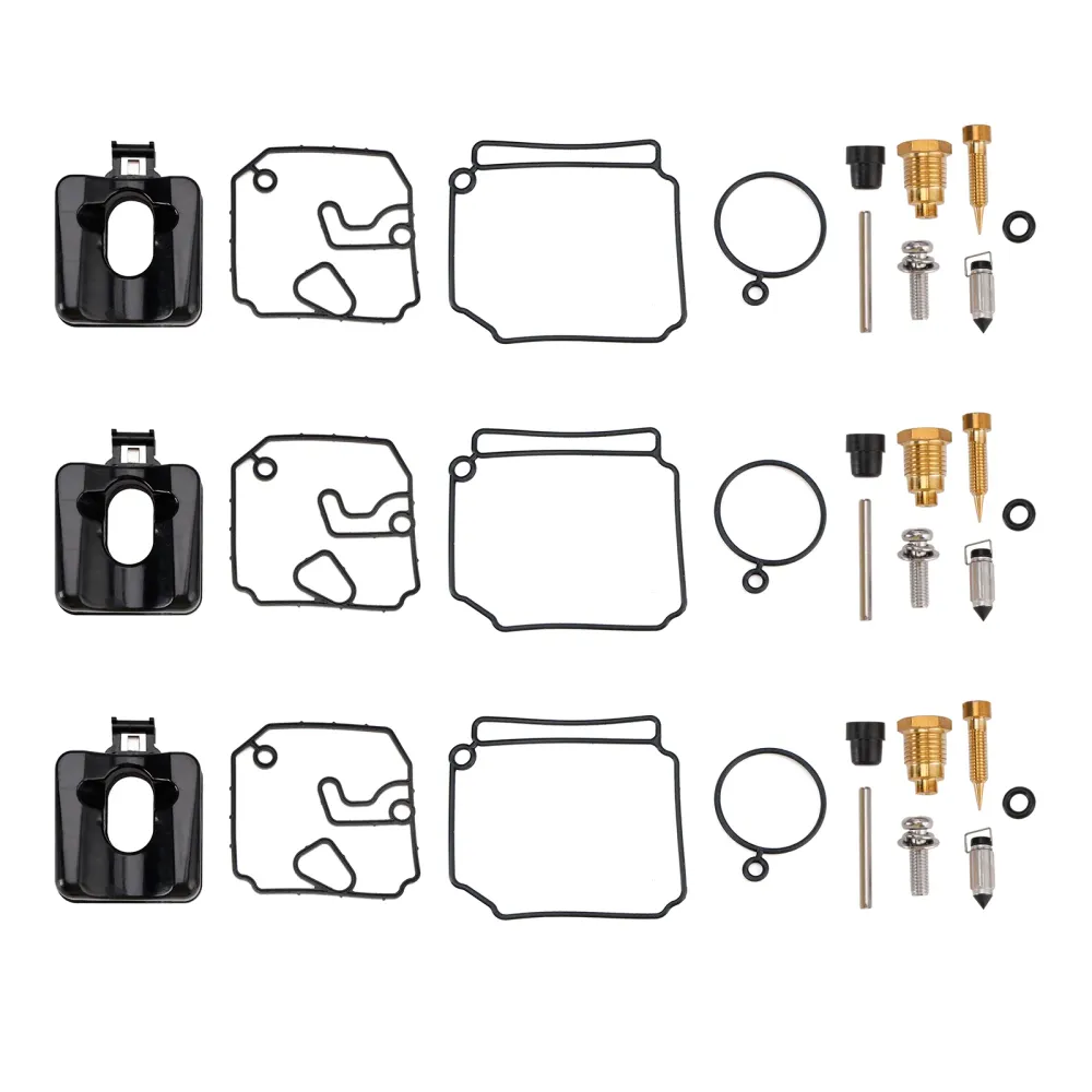 3X Fuel Pump Repair Kit fit Yamaha 40HP & 50HP 2-Stroke Outboard Carburetors