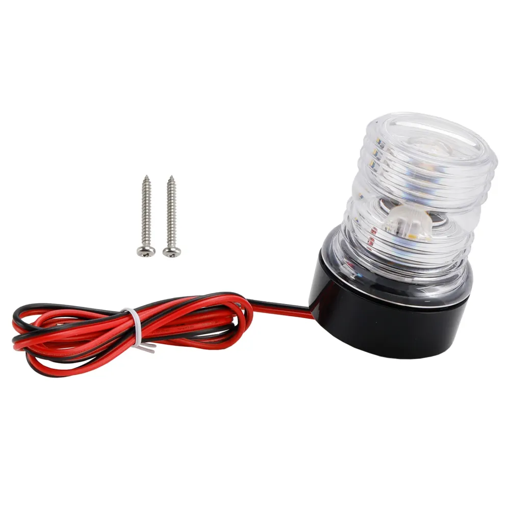 2.7W LED Navigation Signal Light Anchor Vessel Round Lamp Boat Yacht IP66