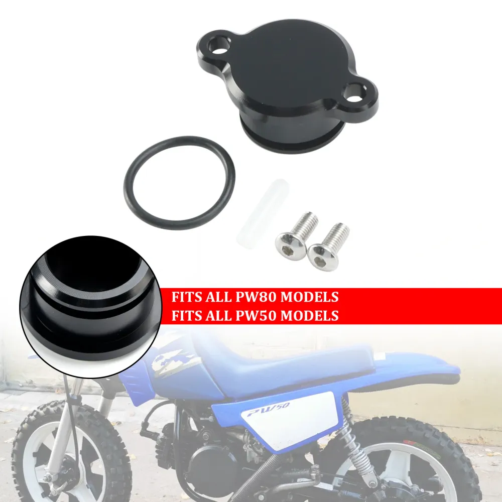 YAMAHA PW50 PW80 TODOS OS MODELOS Bomba de Injeção de Óleo Bloco de Exclusão Plugue Preto