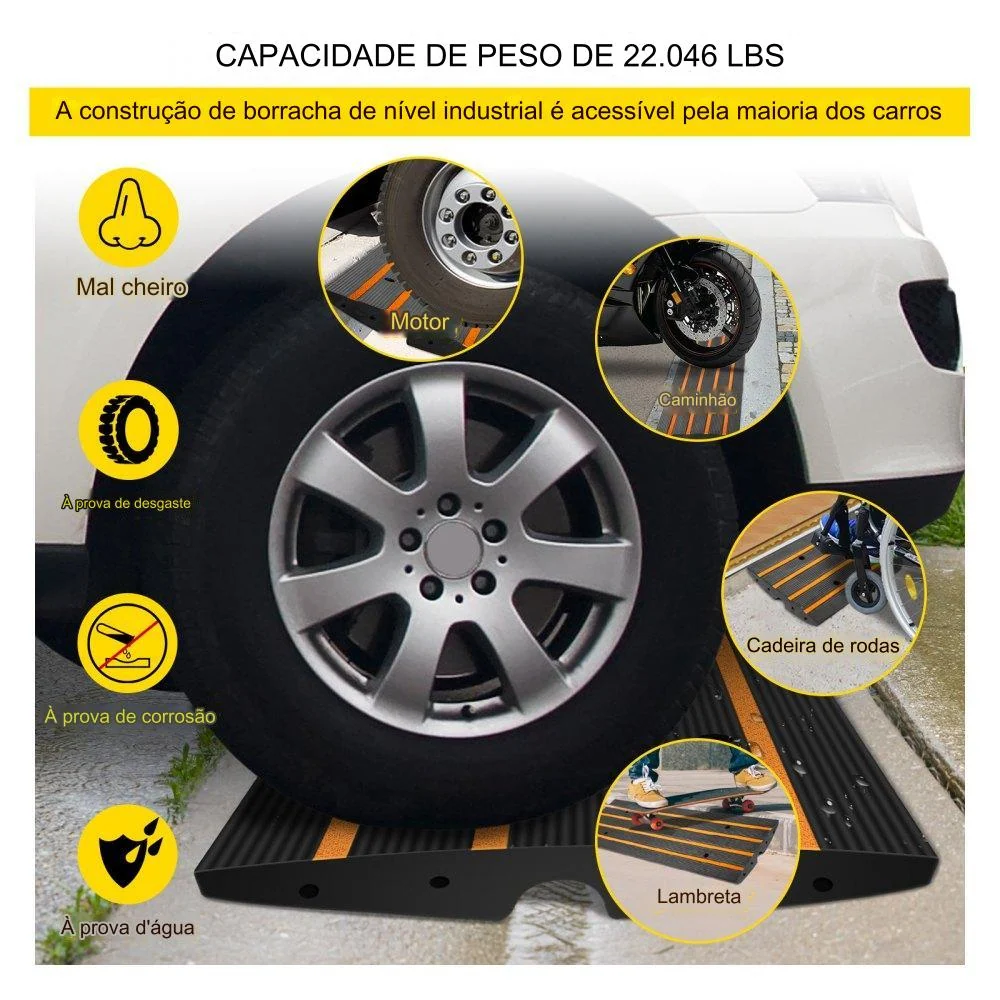 Rampa de Acessibilidade - 123x41x65cm 3 Unidades