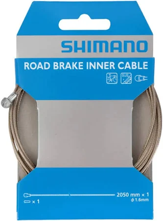 CABLE SHIMANO DE FRENO 1.6X2050MM ROAD CAIXA INOX