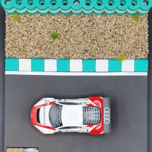 Pilha de pneus 25 cm BRANCO VERDE 1:32 - 1:24 para Carrera Racing Tracks Guardrail Modelo que fabrica acessórios para pist...