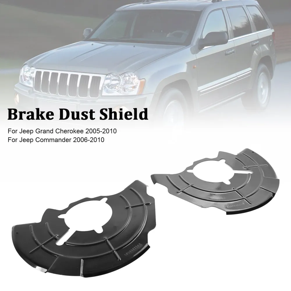 Direita+esquerda para o freio dianteiro Poeira de poeira FIXA JEEP GRAND CHEROKEE Commander 2005-2010