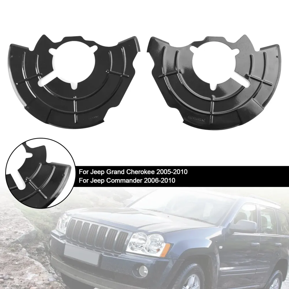 Direita+esquerda para o freio dianteiro Poeira de poeira FIXA JEEP GRAND CHEROKEE Commander 2005-2010