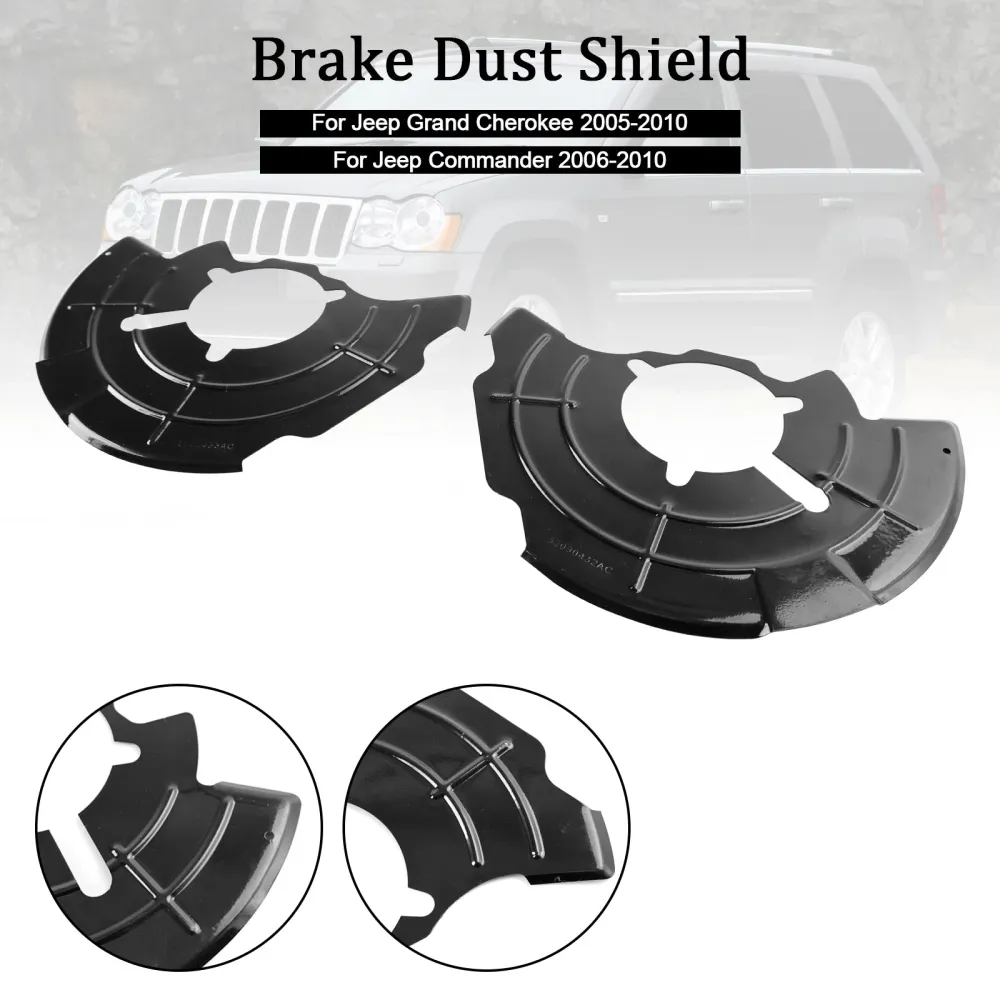 Direita+esquerda para o freio dianteiro Poeira de poeira FIXA JEEP GRAND CHEROKEE Commander 2005-2010