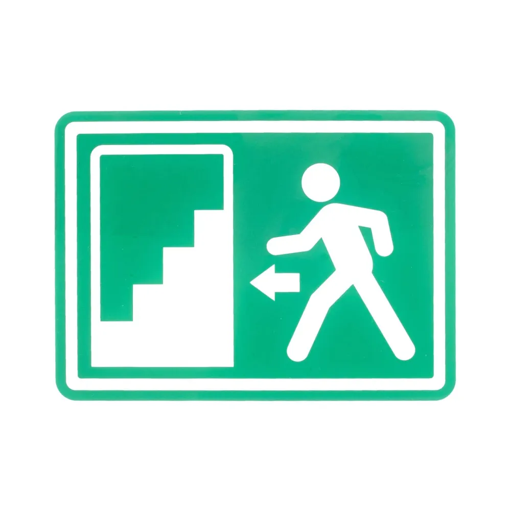 Señalamiento Escalera Izquierda Safety Mart