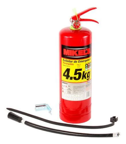 Extintor d/emer recar 4.5Kg MIKELS