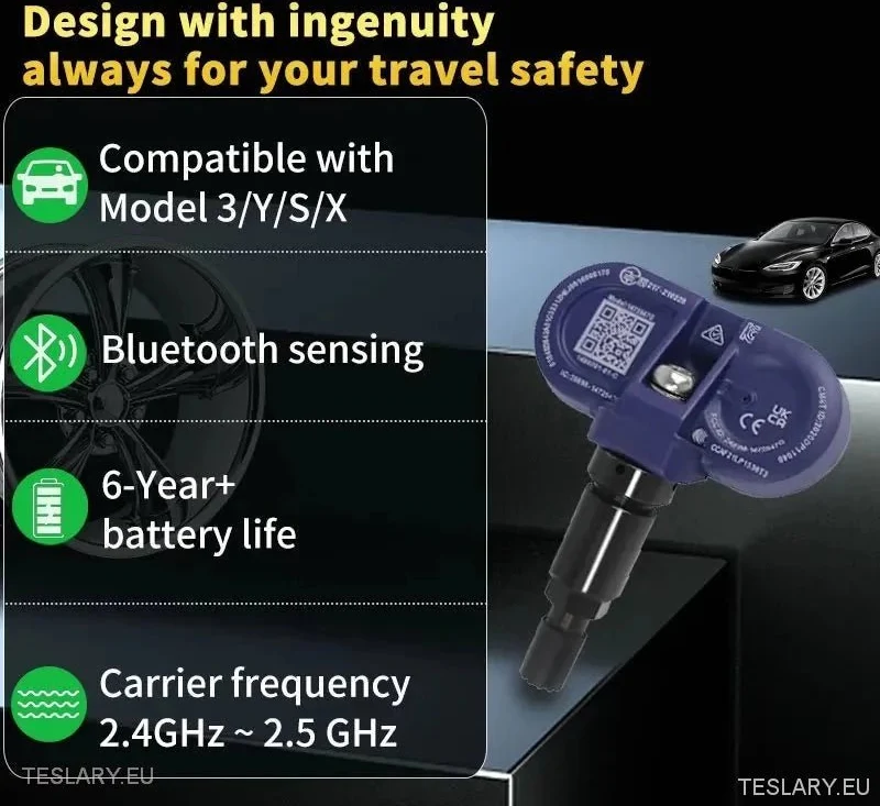 Sensores TPMs de pressão dos pneus para tesla 3 y s x 2021 2024