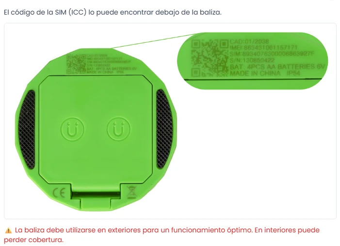 SINALIZADOR DE EMERGÊNCIA GEOLOCÁVEL V16 -54735 JBM