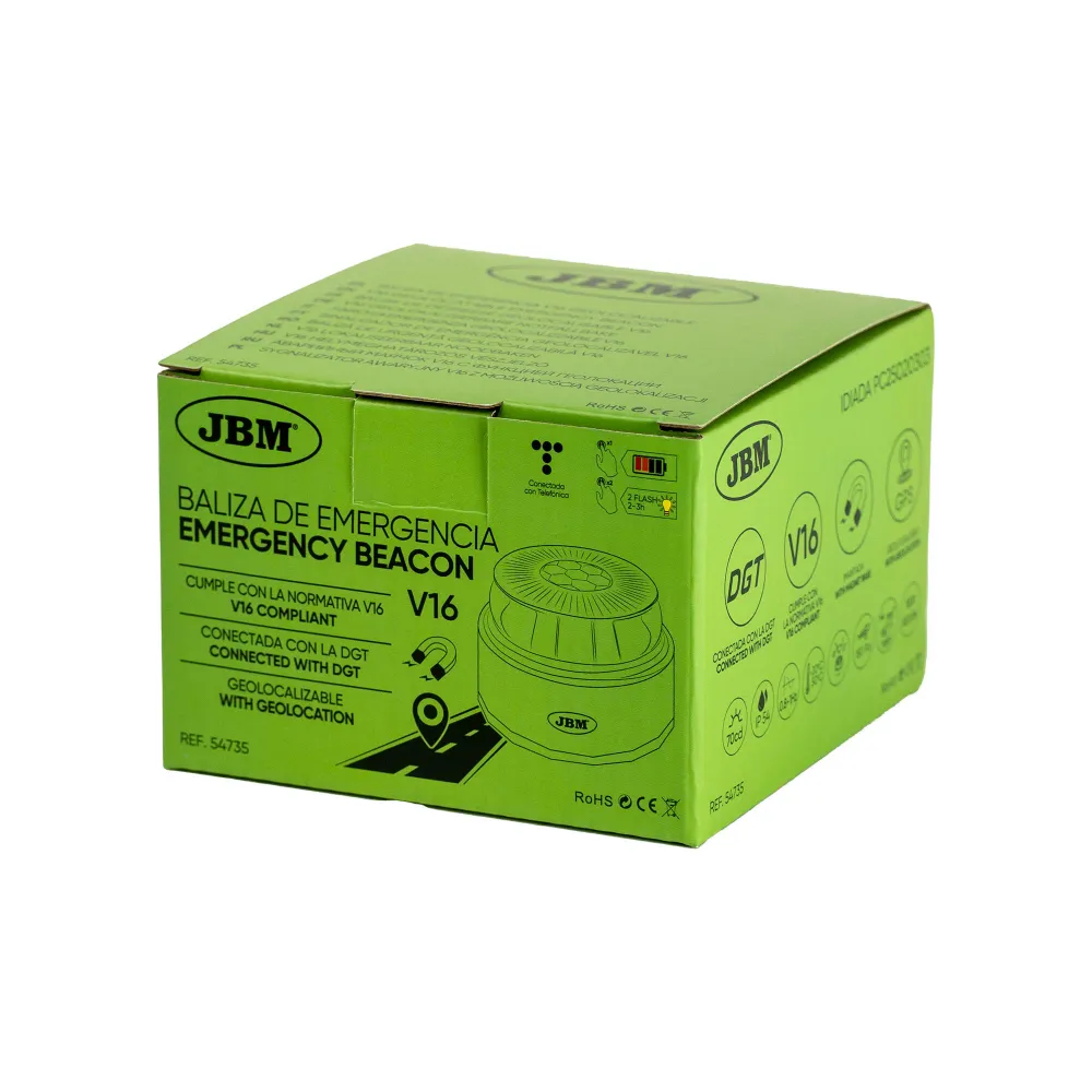 SINALIZADOR DE EMERGÊNCIA GEOLOCÁVEL V16 -54735 JBM