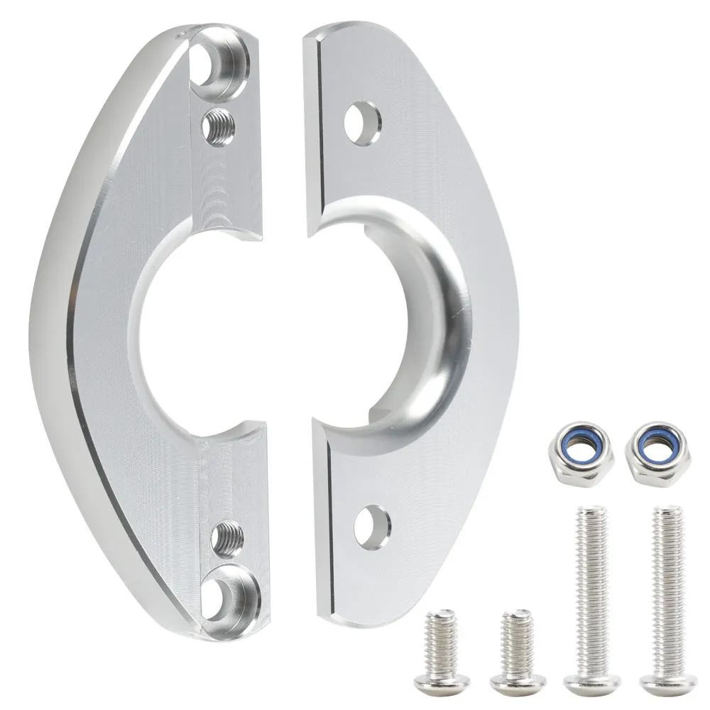 1.25" Passagem de firewall de alumínio para chicote elétrico - elimina ilhós