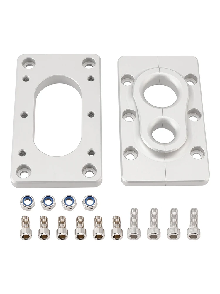 Terminador Holley X Max Aluminum Fire Wall Pass pelo suporte cru