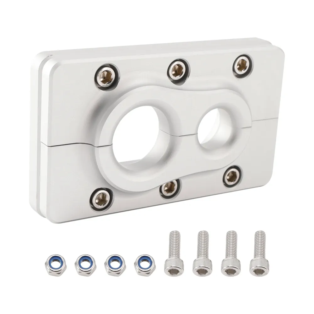 Terminador Holley X Max Aluminum Fire Wall Pass pelo suporte cru