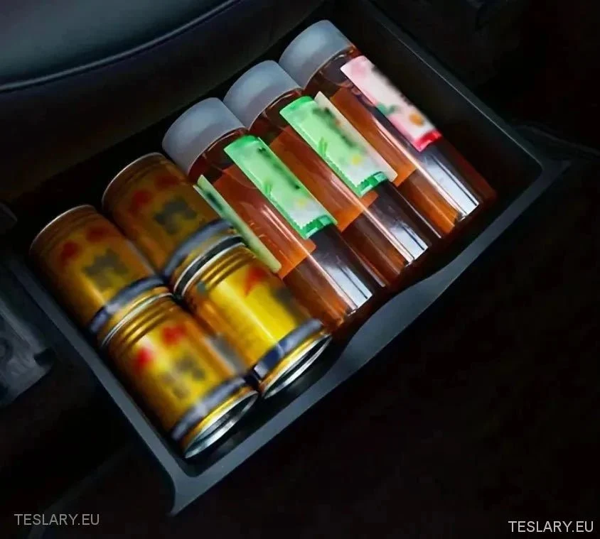 Tesla Modelo Y dianteiro e traseiro TPU Bandeja de gavetas Os organizadores