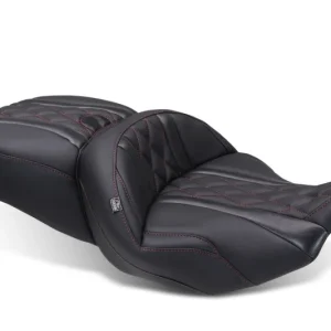 Mustang 23-25 Harley CVO Road Glide (ST) Super Touring Standard Reach One-Piece, 2 UP Black
