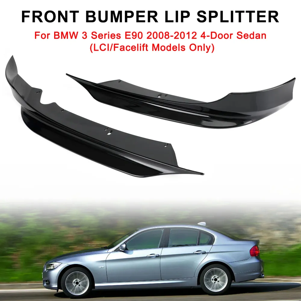 2008-2012 BMW 3 Série E90 LCI PP Spoiler de Lips Splitter Front Front