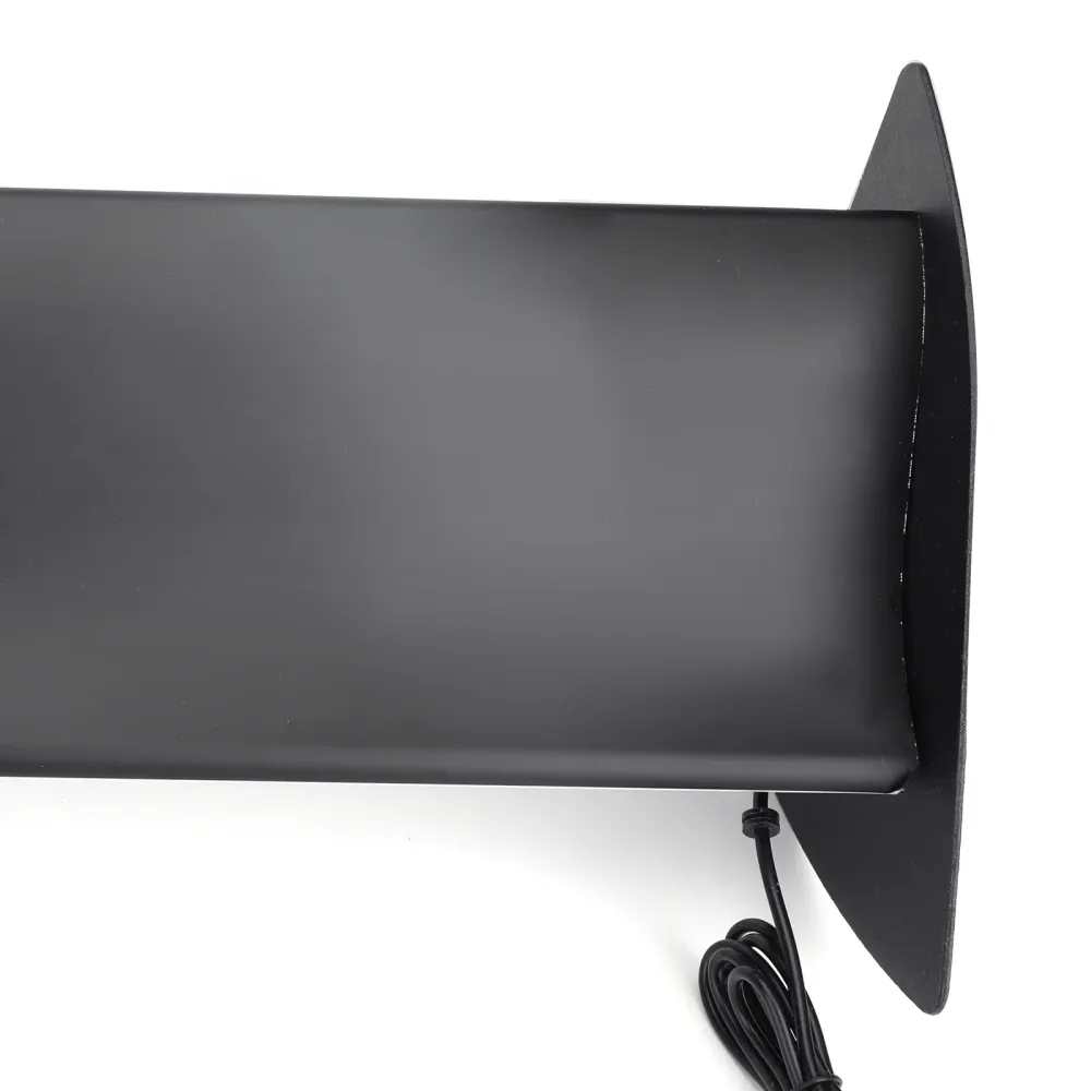 Universal Sedan Ajuste Ajuste de Alumínio Tronco de Racing Spoiler com LED