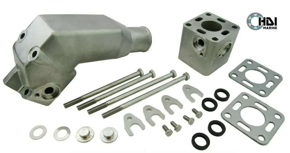 Volvo Penta 2001 Stainless Steel Exhaust Pipe Outlet Elbow Riser