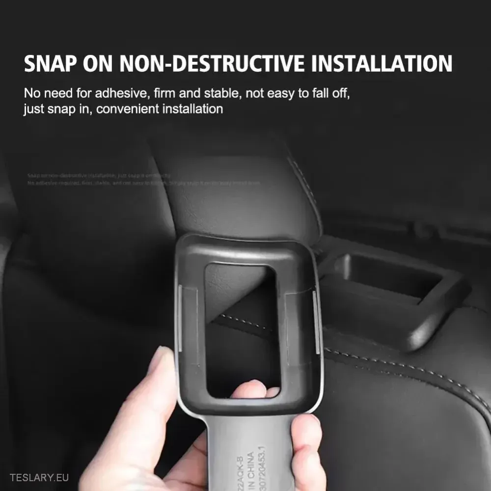 Tesla Modelo Y Suporte de limitador de cinto traseiro (2 peças)