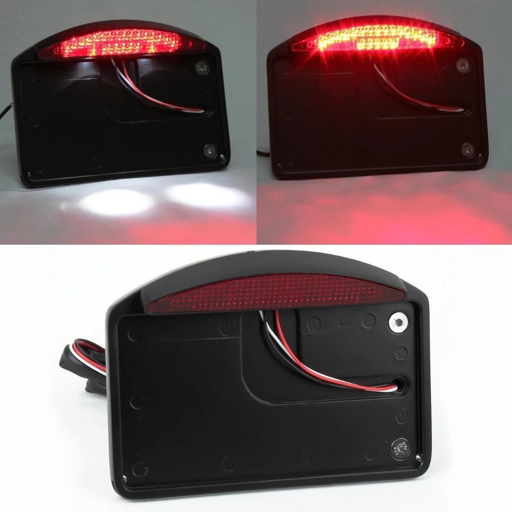 Suporte Matricula Mota Lateral Preto