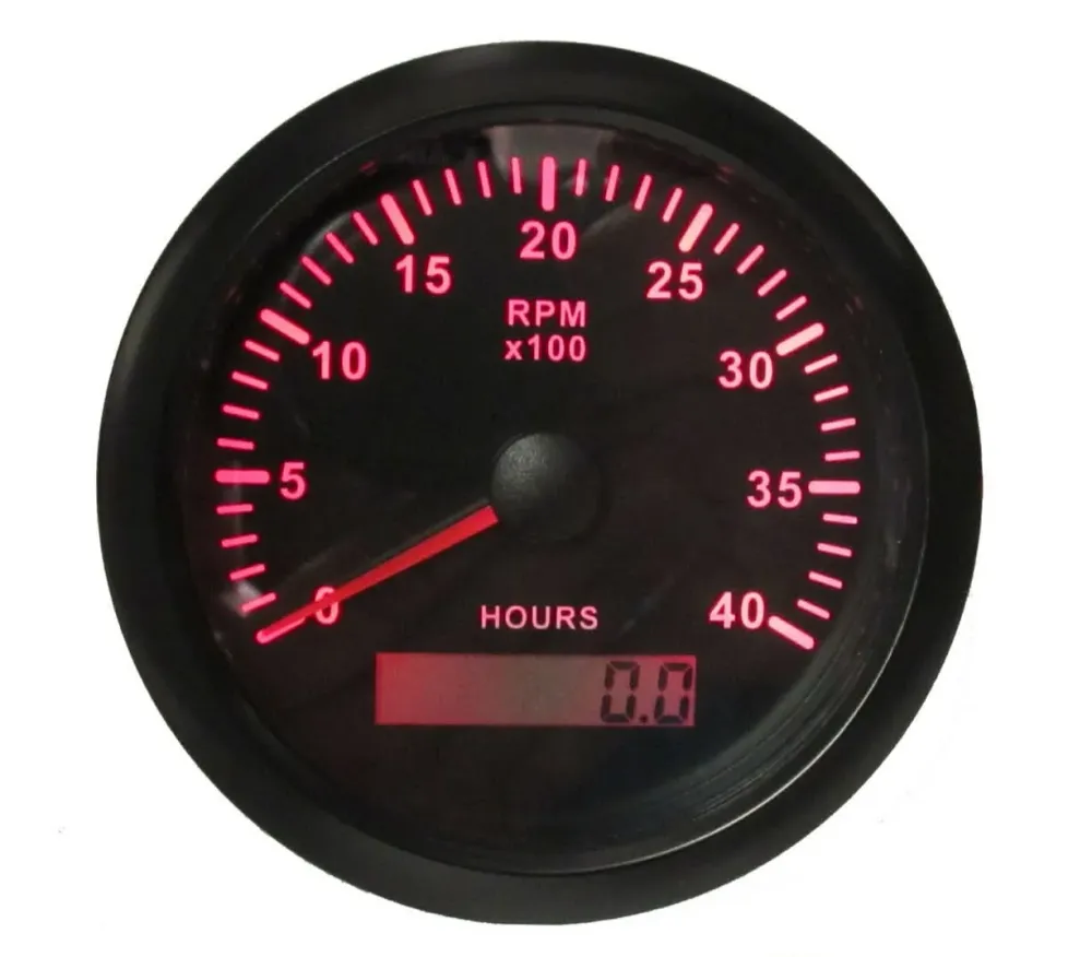 Perkins Digital Tachometer & Hour Meter Gauge - equivalent to 873686